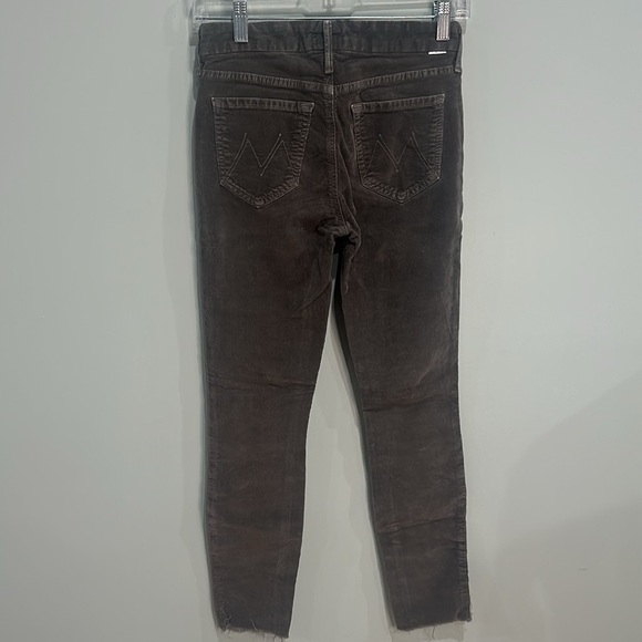 Mother the looker ankle fray charcoal‎ jeans Size: XS | US 25 - Picture 4 of 11